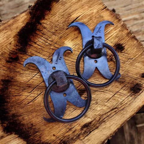 Puxadores de Porta em Metal Rústico