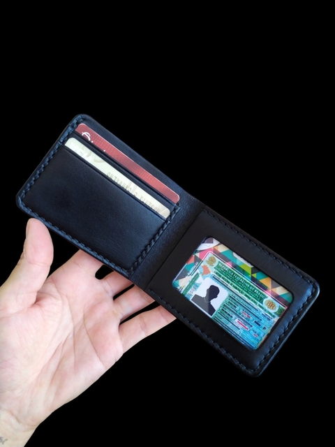 Carteira bifold n°8 preta