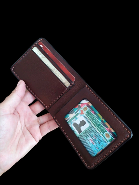Carteira bifold n°8 marrom