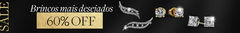 Banner da categoria Brincos de Diamantes 60% OFF