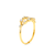 Anel Suíça Ouro Amarelo 18k e 25 pontos de Diamantes - comprar online