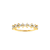 Anel Ouro Amarelo 18k e 29 pontos de Diamantes