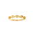 Anel Ouro Amarelo 18k e 28 pontos de Diamantes - CASA SÃO PAULO