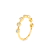 Anel Vibe Ouro Amarelo 18k e 28 pontos de Diamantes - comprar online