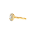 Anel Ouro Amarelo 18k e 47 pontos de Diamantes na internet