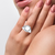 Anel Ouro Branco 18k e 26 pontos de Diamantes - loja online