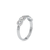 Anel Ouro Branco 18k e 45 pontos de Diamantes - comprar online