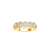 Anel Ouro Amarelo 18k e 45 pontos de Diamantes