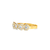 Anel Ouro Amarelo 18k e 45 pontos de Diamantes na internet