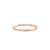 Anel Ouro Rosé 18k e Diamante 3 pontos