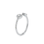 Anel Ouro Branco 18k e 25 pontos de Diamantes - comprar online