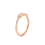 Anel Ouro Rosé 18k e 35 pontos de Diamantes - comprar online