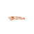 Anel Prime Ouro Rosé 18k e Diamante de 3 pontos na internet