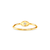 Anel Prime em Ouro Amarelo 18k e Diamante de 3 pontos - CASA SÃO PAULO
