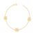 Pulseira Elos Flor de Luz em Ouro 18K - comprar online