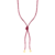 Cordão de Seda Amor Radiante com Corações em Ouro 18k - comprar online