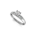 V - Anel Solitário Ouro Branco E 50 Pontos De Diamante Certificado Gia - comprar online