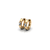 Argolinha Ouro Amarelo 18k e Diamantes Baguete