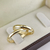 Alianças de Casamento em Ouro 18k Abaulada Clássica Meia Cana Anatômica 2.4mm na internet