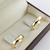 Alianças de Casamento em Ouro 18k Meia Cana Clássica 3.5mm - comprar online