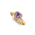 Anel Formatura Ouro Amarelo 18k, Ametista e Diamantes - Best Of na internet