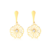 Brinco de Ouro 18K Flor do Entardecer - comprar online