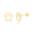 Brinco de Ouro 18k Pata de Cachorro - comprar online