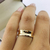 Alianças de Casamento em Ouro 18k Semi Anatômica 6mm - CASA SÃO PAULO