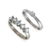 Meia Aliança Ouro 18k e 50 pontos de Diamantes Helô + Anel Solitário Ouro 18k e 10 Pontos de Diamante Cissa - Seleção 25