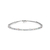Pulseira Riviera De Ouro Branco 18k e 2 Quilates de Diamantes