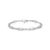 Pulseira Riviera De Ouro Branco 18k e 1 Quilate de Diamantes