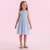 Vestido Infantil Tule Azul Petit Cherie