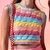 Saia Short Plissado Rosa Two In - comprar online
