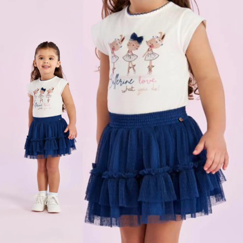 Conjunto Infantil Bailarina Petit Cherie
