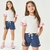 Conjunto Infantil Natural Jeans Cinti