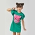 Vestido Infantil Verde Bicho Mylu