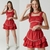 Conjunto Infantil Tricoline Vermelho Two In