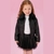 Jaqueta Infantil Courino Gola Pelo Petit Cherie