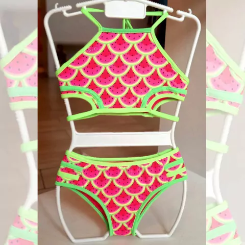 Biquini Infantil Melancia Clara Siri Kids