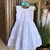 Vestido Infantil Branco com Babados Algodão Precoce