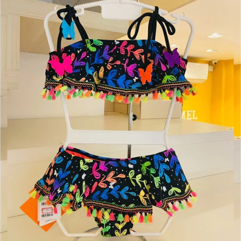 Biquini Infantil Clara Borboleta Siri Kids