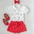 Conjunto Camisa e Short Cereja Growup