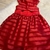 Vestido Infantil Vermelho Happy Time Mon Sucre - Favo de Mel