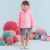 Casaco Infantil Rosa Pelo Floreio Mon Sucre
