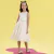 Vestido de Festa Kids Branco Celebretion Laços Petit Cherie