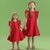 Vestido de Festa Infantil Kids Vermelho Organza Petit Cherie