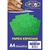 PAPEL GLITTER 180G / A4 / 5FLS - VERDE - OFF PAPER