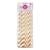 CANUDO DE PAPEL LISTRADO CHAMPANHE 6MMX200MM C/12UND