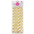 CANUDO DE PAPEL LISTRADO OURO METALIZADO 6MMX200MM