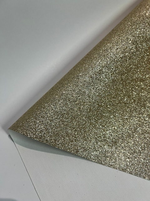PU GLITTER FINO OURO